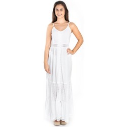 Oblečenie Žena Dlhé šaty Isla Bonita By Sigris Oblečte Sa Blanco