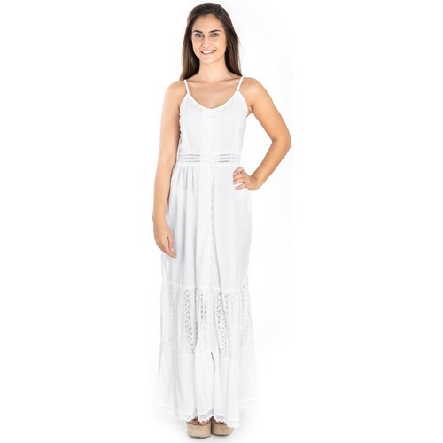 Oblečenie Žena Šaty Isla Bonita By Sigris Oblečte Sa Biela