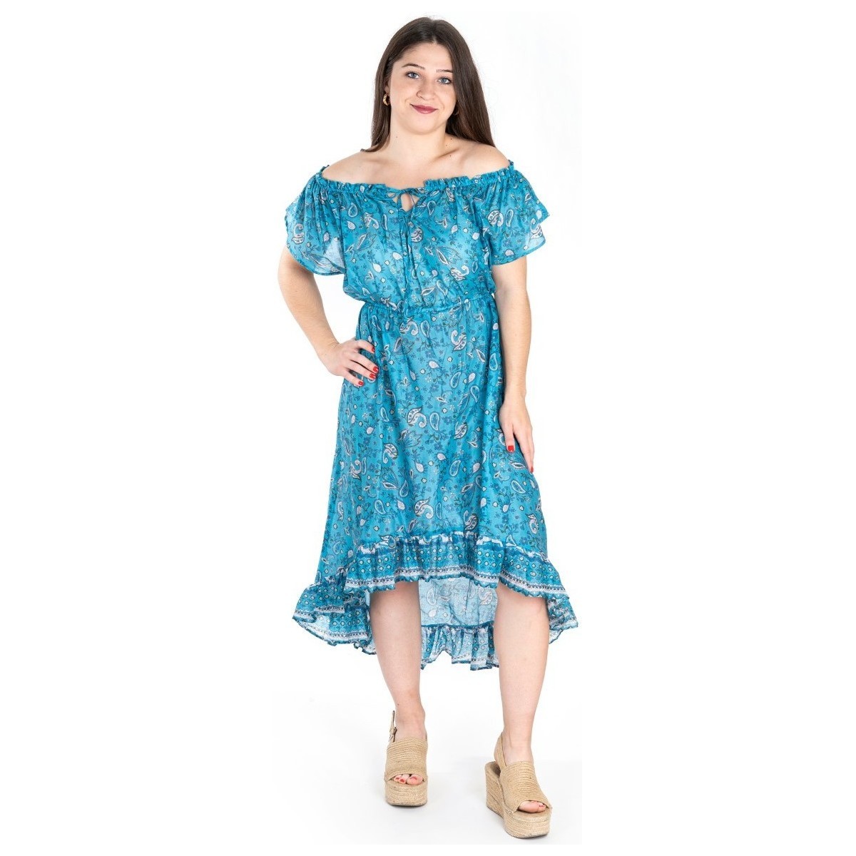 Oblečenie Žena Šaty Isla Bonita By Sigris Oblečte Sa Modrá