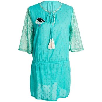 Oblečenie Žena Tuniky Isla Bonita By Sigris Kurta Aqua Azul