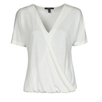 Oblečenie Žena Tričká s krátkym rukávom Esprit CLT wrap tshirt Biela