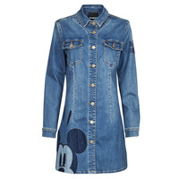 Oblečenie Žena Krátke šaty Desigual VEST_MICKEY PATCH Modrá / Medium