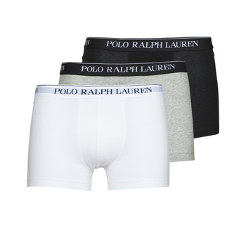 Spodná bielizeň Muž Boxerky Polo Ralph Lauren CLASSIC TRUNK X3 Čierna / Biela / Šedá
