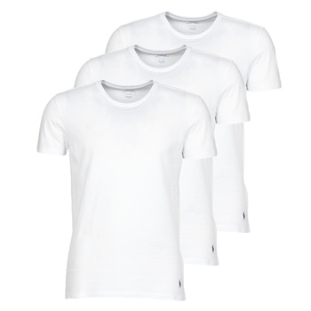 Oblečenie Muž Tričká s krátkym rukávom Polo Ralph Lauren CREW NECK X3 Biela / Biela / Biela