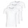 Oblečenie Muž Tričká s krátkym rukávom Polo Ralph Lauren CREW NECK X3 Biela