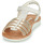 Topánky Dievča Sandále Kickers COSMETICK Biela / Zlatá