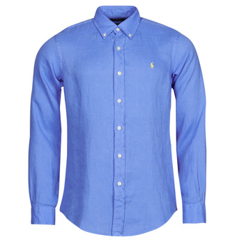 Oblečenie Muž Košele s dlhým rukávom Polo Ralph Lauren Z221SC19 Modrá / Harbour / Island / Modrá