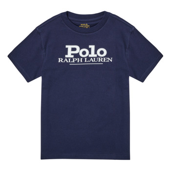Oblečenie Chlapec Tričká s krátkym rukávom Polo Ralph Lauren SOIMINE Námornícka modrá