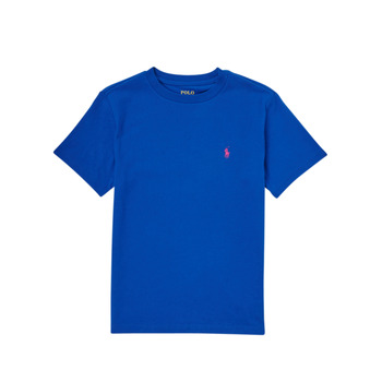 Oblečenie Chlapec Tričká s krátkym rukávom Polo Ralph Lauren FILLIEE Modrá