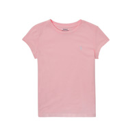 Oblečenie Dievča Tričká s krátkym rukávom Polo Ralph Lauren ZIROCHA Ružová