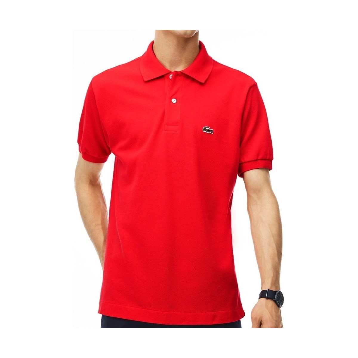 Oblečenie Muž Tričká s krátkym rukávom Lacoste L121200ZBG Červená