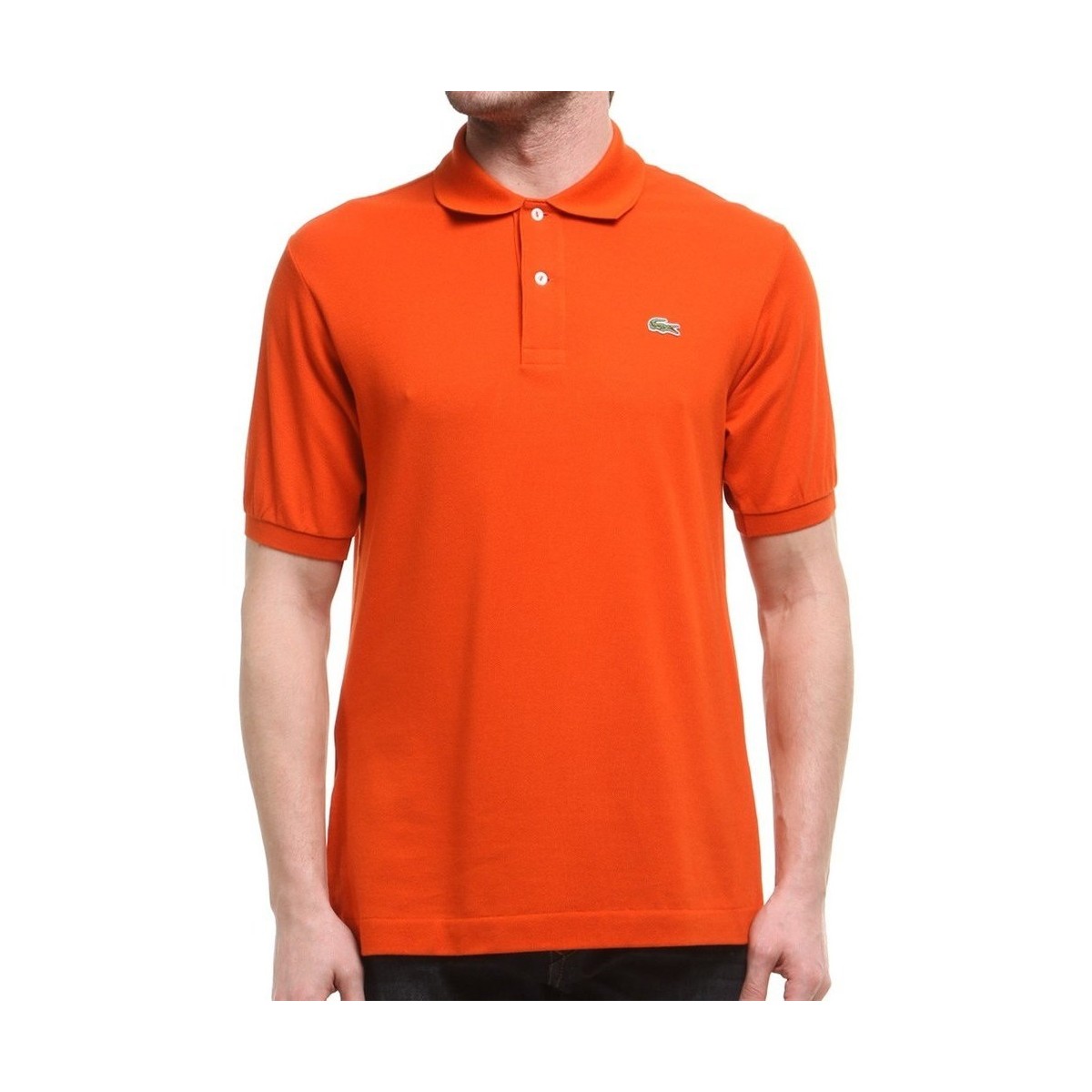Oblečenie Muž Tričká s krátkym rukávom Lacoste L1212WU9 Oranžová