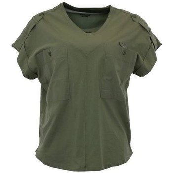Oblečenie Žena Tričká s krátkym rukávom Aeronautica Militare TS1883 Zelená