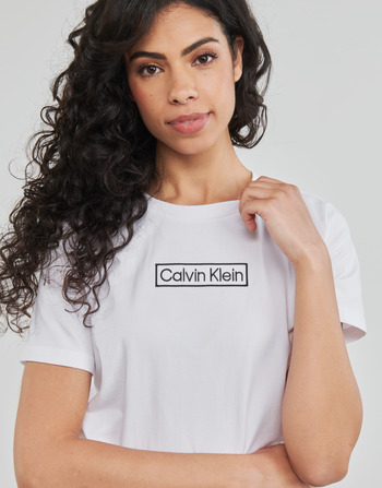 Calvin Klein Jeans PYJAMA SET SHORT Čierna / Biela