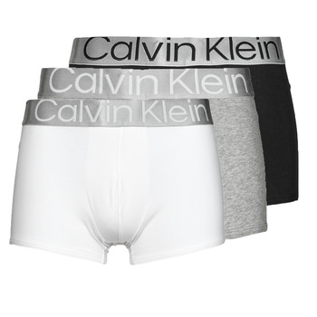Spodná bielizeň Muž Boxerky Calvin Klein Jeans TRUNK X3 Čierna / Šedá / Biela