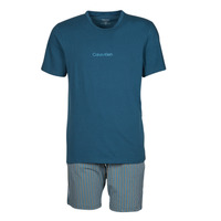 Oblečenie Muž Pyžamá a nočné košele Calvin Klein Jeans SHORT SET Námornícka modrá