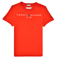 Oblečenie Deti Tričká s krátkym rukávom Tommy Hilfiger AIXOU Červená