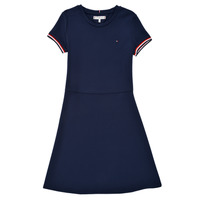 Oblečenie Dievča Krátke šaty Tommy Hilfiger PROVANSE Námornícka modrá