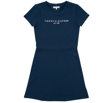 Oblečenie Dievča Krátke šaty Tommy Hilfiger PROVANSOU Námornícka modrá