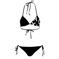 Oblečenie Žena Plavky dvojdielne Roxy SD BE CL TIKI TRI REG TS SET Čierna