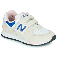Topánky Dievča Nízke tenisky New Balance 574 Béžová / Modrá