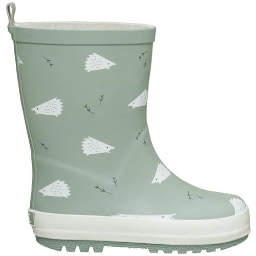 Topánky Deti Čižmy Fresk Hedgehog Rain Boots - Green Zelená
