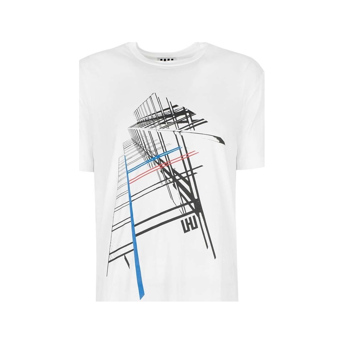Oblečenie Muž Tričká s krátkym rukávom Les Hommes URG820P UG814 | Oversized T-Shirt Biela