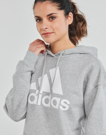 Adidas Sportswear BL OV HOODED SWEAT Medium / Šedá / Heather
