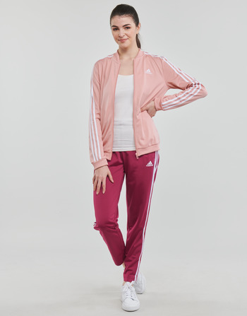 Oblečenie Žena Súpravy vrchného oblečenia Adidas Sportswear 3 Stripes TR TRACKSUIT Legacy / Tmavá červená / Biela