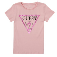 Oblečenie Dievča Tričká s krátkym rukávom Guess LIO Ružová