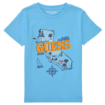Oblečenie Chlapec Tričká s krátkym rukávom Guess INESMI Modrá