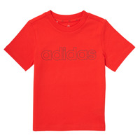 Oblečenie Chlapec Tričká s krátkym rukávom adidas Performance ELORRI Červená
