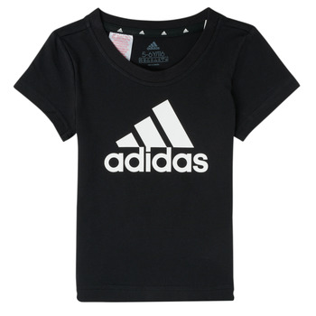 Oblečenie Dievča Tričká s krátkym rukávom adidas Performance FIORINE Čierna