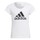 Oblečenie Dievča Tričká s krátkym rukávom Adidas Sportswear FEDELINE Biela