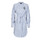 Oblečenie Žena Krátke šaty Lauren Ralph Lauren ESSIEN-LONG SLEEVE-DAY DRESS Námornícka modrá / Biela