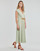 Oblečenie Žena Dlhé šaty Lauren Ralph Lauren VATRIZIA-SHORT SLEEVE-DAY DRESS Zelená / Pale