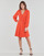 Oblečenie Žena Krátke šaty Lauren Ralph Lauren SHAVILYA-LONG SLEEVE-DAY DRESS Oranžová