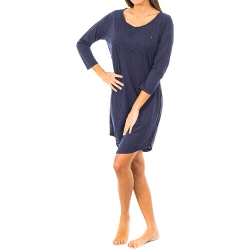 Oblečenie Žena Pyžamá a nočné košele Tommy Hilfiger 1487903526-409 Námornícka modrá