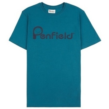 Oblečenie Muž Tričká s krátkym rukávom Penfield T-shirt  Bear chest print Modrá