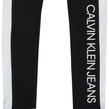 Calvin Klein Jeans COLOUR BLOCK LEGGING Čierna