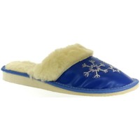 Topánky Žena Papuče John-C Dámske modré papuče SNOW modrá