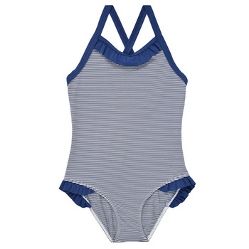 Oblečenie Dievča Plavky jednodielne Petit Bateau BEURI Modrá