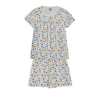 Oblečenie Dievča Pyžamá a nočné košele Petit Bateau BRUNA Viacfarebná