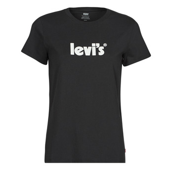 Oblečenie Žena Tričká s krátkym rukávom Levi's THE PERFECT TEE Logo / Caviar
