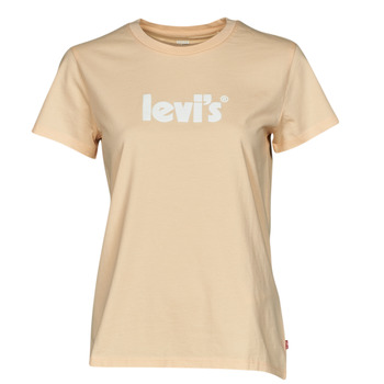 Oblečenie Žena Tričká s krátkym rukávom Levi's THE PERFECT TEE Logo / Broskyňová