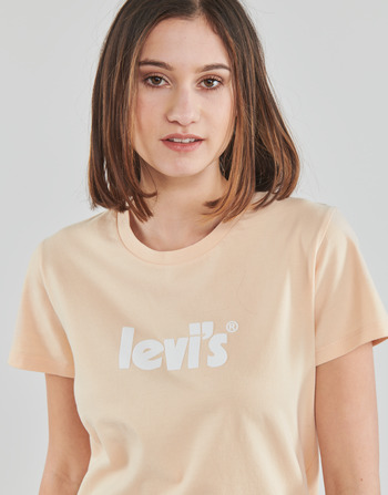 Levi's THE PERFECT TEE Logo / Broskyňová