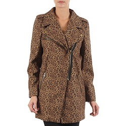 Oblečenie Žena Kabáty Brigitte Bardot BB43110 Hnedá / Leopard
