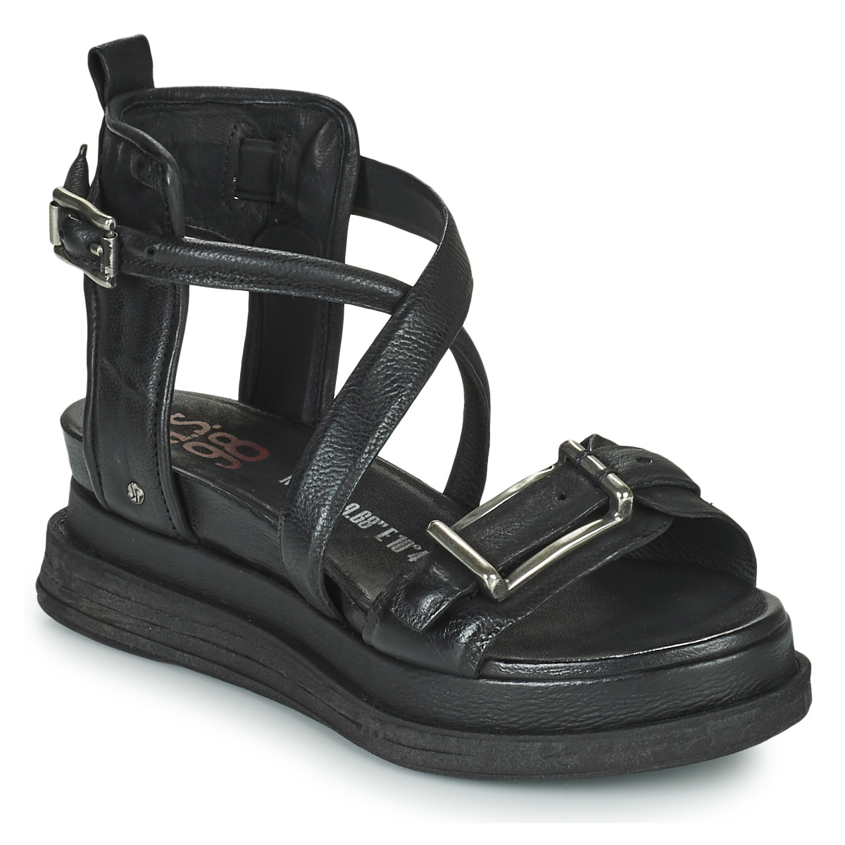 Topánky Žena Sandále Airstep / A.S.98 LAGOS BUCKLE Čierna