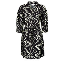 Oblečenie Žena Krátke šaty Vila VILIZETTE Čierna / Biela