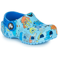 Topánky Chlapec Nazuvky Crocs Classic Pool Party Clog T Modrá / Viacfarebná